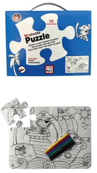 Funny Mat Washable Puzzle - Korsan Adası | Akademi Çocuk - Resim 1