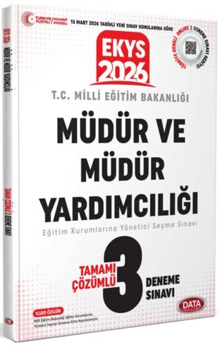 MEB EKYS Müdür ve Müdür Yardımcılığı Tamamı Çözümlü 3 Deneme Sınavı