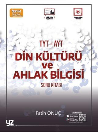 YZ YKS TYT AYT Din Kültürü ve Ahlak Bilgisi Soru Kitabı | YZ Yayınları (Ciltsiz)  - Resim 1