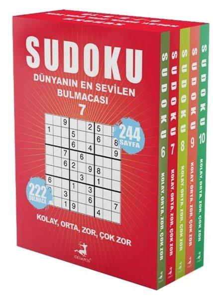 Sudoku - Dünyanın En Sevilen Bulmacası Seti - 5 Kitap Takım 6 - 7 - 8 - 9 - 10 | Olimpos Yayınları (İnce Kapak)  - Resim 1