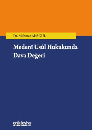 Medeni Usul Hukukunda Dava Değeri | On İki Levha Yayınları (Ciltsiz)  - Resim 1