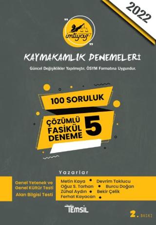 İmtiyaz Kaymakamlık Denemeleri | Temsil Kitap (Ciltsiz)  - Resim 1