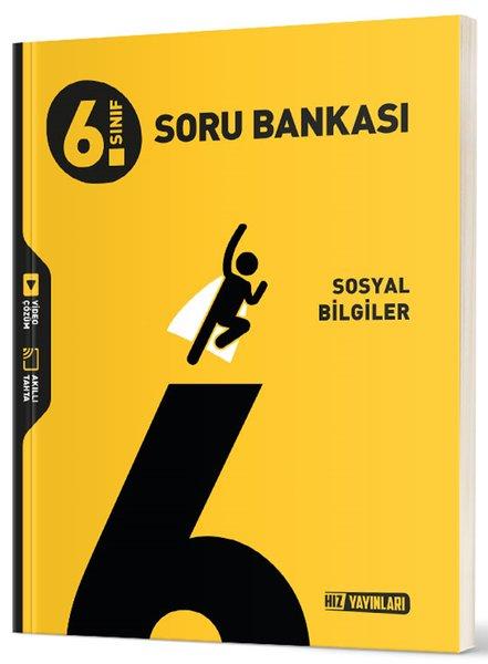6.Sınıf Sosyal Bilgiler Soru Bankası | Hız Yayınları (İnce Kapak)  - Resim 1