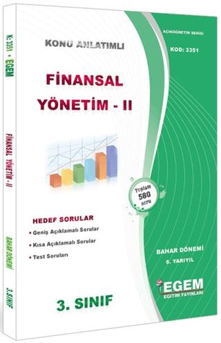 3. Sınıf 6. Yarıyıl Konu Anlatımlı Finansal Yönetim 2 - Kod 3351