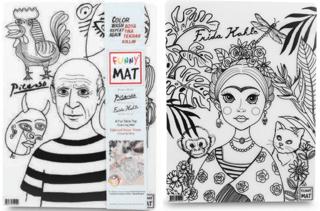 Funny Mat Pablo Picasso ve Frida Kahlo İkili Set | Akademi Çocuk - Resim 1