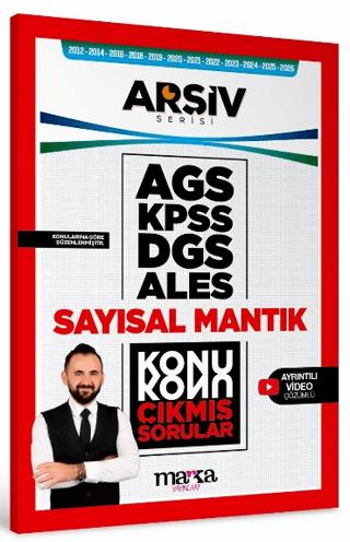AGS KPSS DGS ALES Sayısal Mantık Yektugmat Konu Konu Çıkmış Sorular | Marka Yayınları (Ciltsiz)  - Resim 1