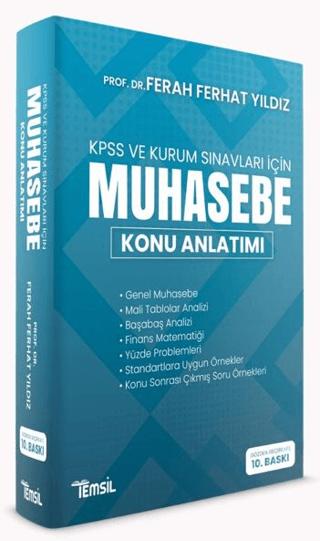 KPSS ve Kurum Sınavları İçin Muhasebe Konu Anlatımı | Temsil Kitap (Ciltsiz)  - Resim 1