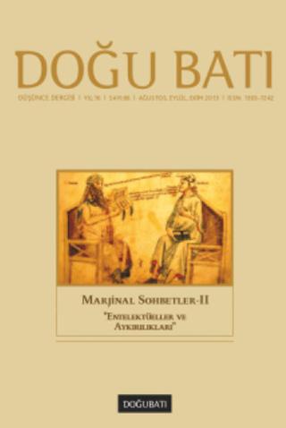 Doğu Batı Düşünce Dergisi Yıl: 16 Sayı: 66 - Marjinal Sohbetler - 2 | Doğu Batı Dergileri (Ciltsiz)  - Resim 1