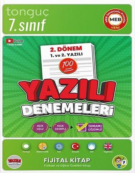 7. Sınıf Yazılı Denemeleri 2. Dönem 1 ve 2. Yazılı | Tonguç Akademi (İnce Kapak)  - Resim 1