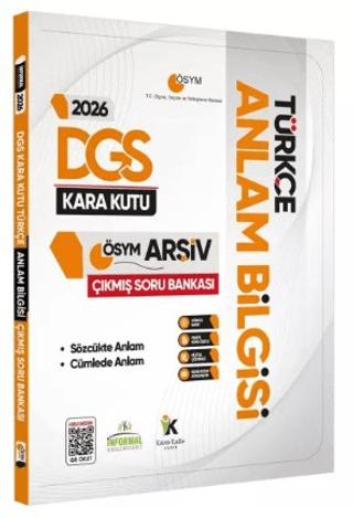 2026 DGS Türkçenin Kara Kutusu ANLAM BİLGİSİ (Sözcük-Cümle) Çıkmış Soru Bankası Konu Özetli Dijital Çözümlü | Karakutu Yayın (Ciltsiz)  - Resim 1