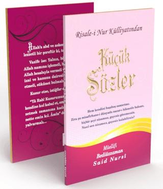 Küçük Sözler Büyük Boy | Envar Neşriyat (Ciltsiz)  - Resim 1