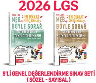 2026 LGS Son Tekrar 8'li Genel Değerlendirme Sınavı Seti (Sayısal - Sözel)