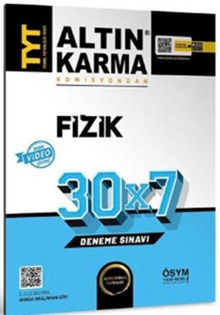 TYT Fizik 30 x 7 Deneme | Altın Karma Yayınları (Ciltsiz)  - Resim 1