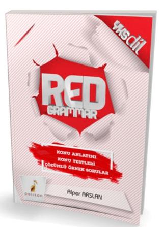YKS - DİL Red Grammar Konu Anlatımı Konu Testleri Çözümlü Örnek Sorular | Pelikan Tıp Teknik Yayıncılık (Ciltsiz)  - Resim 1