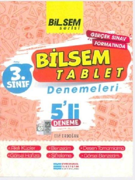 3.Sınıf Bilsem Tablet 5'li Deneme | Evrensel İletişim Yayınları (İnce Kapak)  - Resim 1