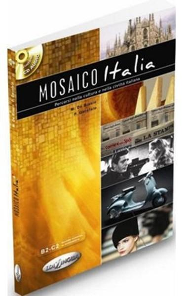 Mosaico Italia +CD (İtalyanca İleri Seviye) | Nüans (İnce Kapak)  - Resim 1