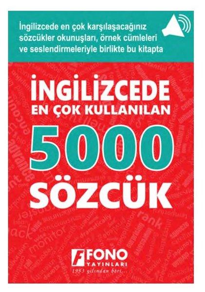 İngilizcede En Çok Kullanılan 5000 Sözcük | Fono Yayınları (İnce Kapak)  - Resim 1