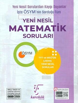 TYT Yeni Nesil Matematik Soruları | Karekök Yayıncılık (Ciltsiz)  - Resim 1