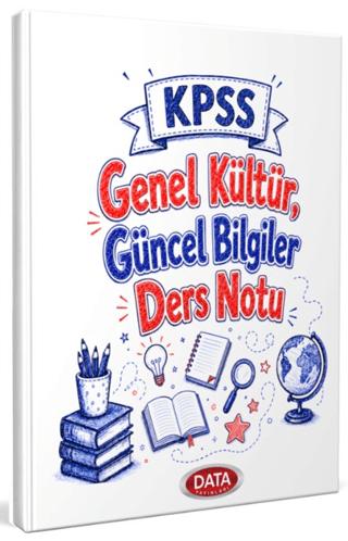 KPSS Genel Kültür, Güncel Bilgiler Ders Notu | Data Yayınları (Ciltsiz)  - Resim 1