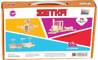 Zetka 70 Doğal Ahşap Parça | Zet Zeka - Resim 1