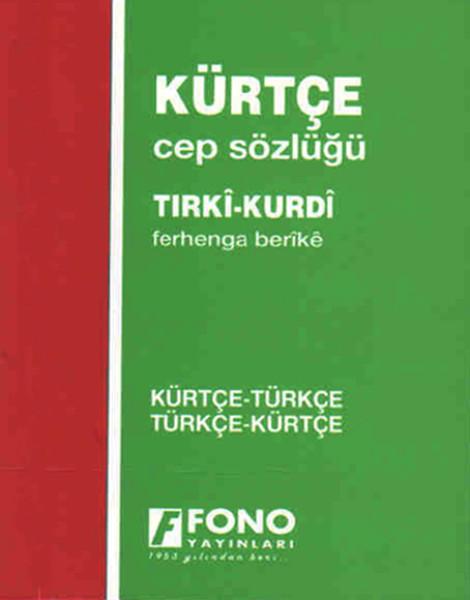 Kürtçe - Türkçe Türkçe - Kürtçe Cep Sözlüğü | Fono Yayınları (İnce Kapak)  - Resim 1