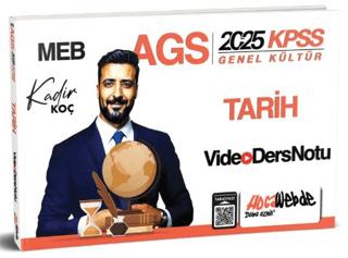 2025 MEB AGS KPSS Tarih Video Ders Notu | HocaWebde Yayınları (Ciltsiz)  - Resim 1