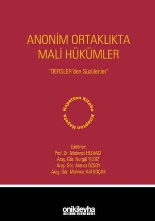Anonim Ortaklıkta Mali Hükümler | On İki Levha Yayınları (Ciltli)  - Resim 1