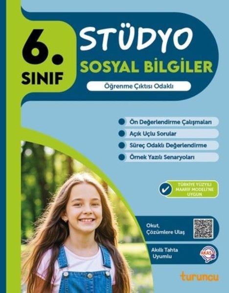 6. Sınıf Sosyal Bilgiler Stüdyo Turuncu | Turuncu Yayınları (İnce Kapak)  - Resim 1