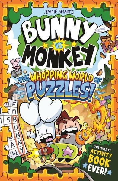 Bunny vs Monkey: The Whopping World of Puzzles | David Fickling Books (İnce Kapak)  - Resim 1
