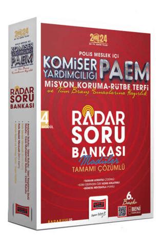 Polis Meslek İçi PAEM Komiser Yardımcılığı Misyon Koruma Rütbe Terfi Radar Soru Bankası