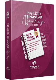 MODADİL İngilizce Sınavlar Ajandası - Resim 1