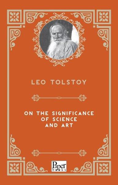 On The Significance of Science and Art | Paper Books (İnce Kapak)  - Resim 1