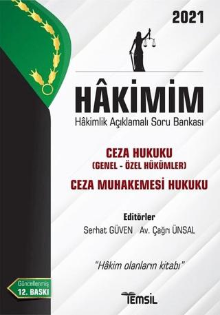 Hakimim Ceza Hukuku (Genel Hükümler- Özel Hükümler) Ceza Muhakemesi Hukuku Hakimlik Açıklamalı Soru Bankası 2021 | Temsil Kitap (Ciltsiz)  - Resim 1