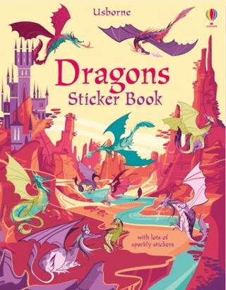 Dragons Sticker Book | Usborne (Ciltli)  - Resim 1