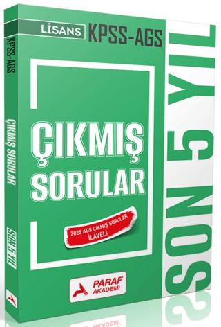 KPSS AGS Çıkmış Sorular Son 5 Yıl