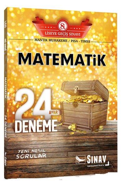 Sınav 8.Sınıf LGS Matematik 24 Deneme | Sınav Dergisi Yayınları (İnce Kapak)  - Resim 1