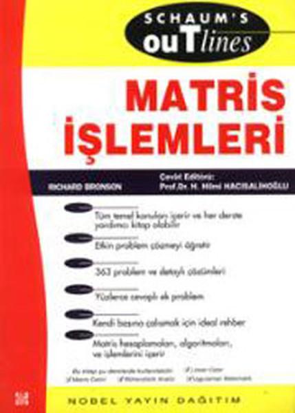 Matris İşlemleri | Nobel Akademik Yayıncılık (İnce Kapak)  - Resim 1