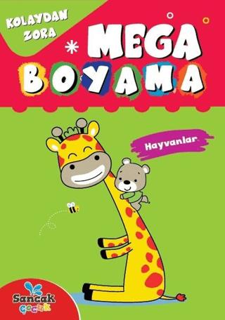Mega Boyama - Hayvanlar | Sancak Çocuk (Ciltsiz)  - Resim 1