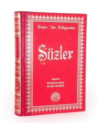 Sözler Orta Boy Sırtı Deri | Envar Neşriyat (Ciltli)  - Resim 1