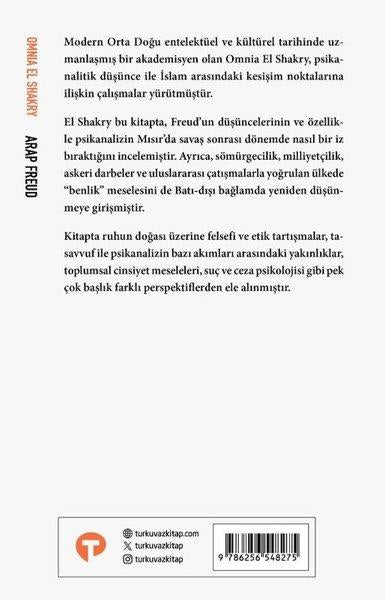 Arap Freud - Çağdaş Müslüman Düşüncede Freud | Turkuvaz Kitap (İnce Kapak)  - Resim 2