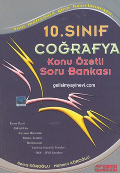 10. Sınıf Coğrafya Konu Özetli Soru Bankası | Esen Yayıncılık - Eğitim - Eğitim Dizisi (İnce Kapak)  - Resim 1