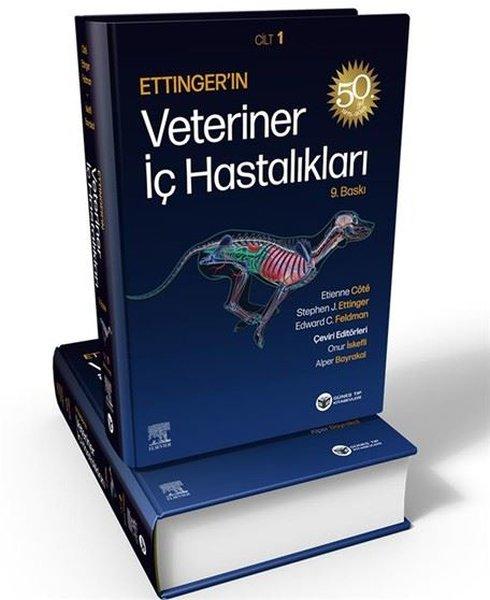 Ettinger'in Veteriner İç Hastalıkları 2 Kitap Takım - 50. Yıl Özel Baskısı | Güneş Tıp Kitabevleri (Ciltli)  - Resim 1