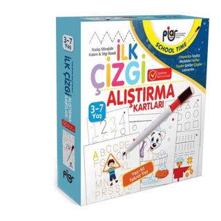 İlk Çizgi Alıştırma Kartları | Piar Kids - Resim 1