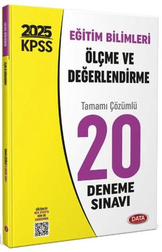 KPSS Eğitim Bilimleri Ölçme ve Değerlendirme 20 Deneme Sınavı
