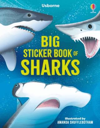 Big Sticker Book of Sharks | Usborne (Ciltsiz)  - Resim 1