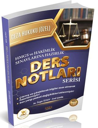 HUKAL HMGS - Hakimlik Ceza Hukuku Özel Hükümler Ders Notları | Savaş Yayınevi (Ciltsiz)  - Resim 1