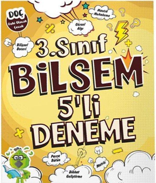 3. Sınıf Bilsem 5'li Deneme | Dahi Olacak Çocuk Yayınları (İnce Kapak)  - Resim 1