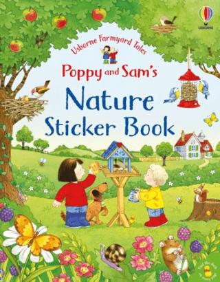 Poppy and Sam's Nature Sticker Book | Usborne (Ciltsiz)  - Resim 1
