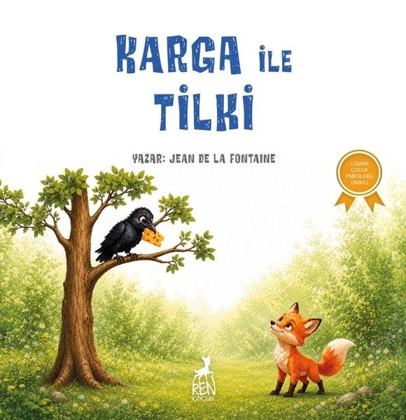 Karga İle Tilki | Ren Kitap (İnce Kapak)  - Resim 1