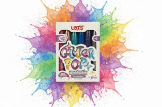 Let’s Glitterpop Metalik Jel Mum Boya 6 Renk | Lets - Resim 1